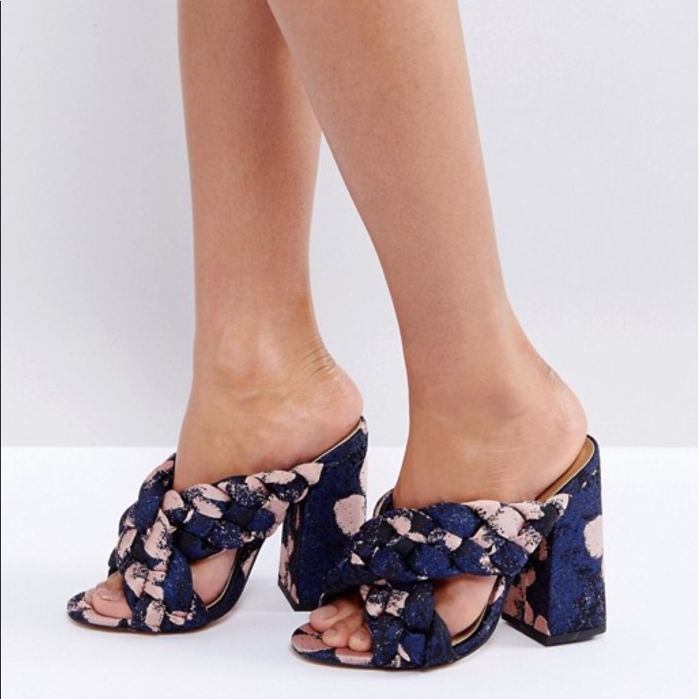 ASOS Heart Throb 💜 heeled sandals 👡